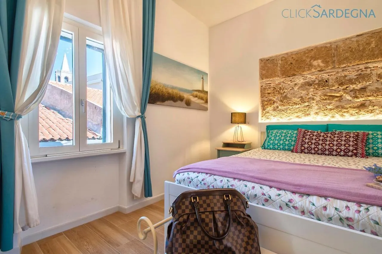 דירה Clicksardinia Alghero Historic Centre Cosy Penthouse With Sea View Terrace איטליה