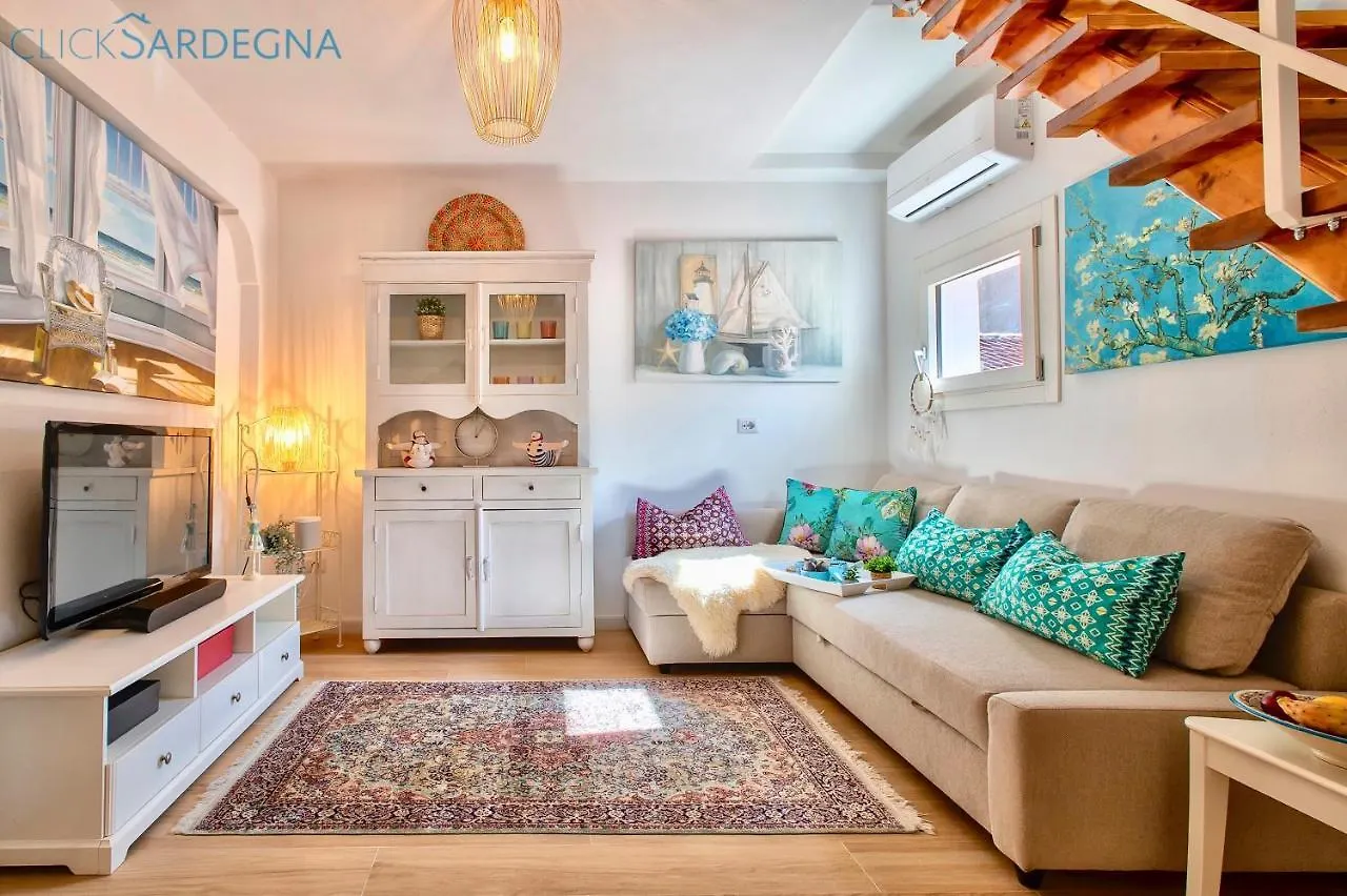 דירה Clicksardinia Alghero Historic Centre Cosy Penthouse With Sea View Terrace