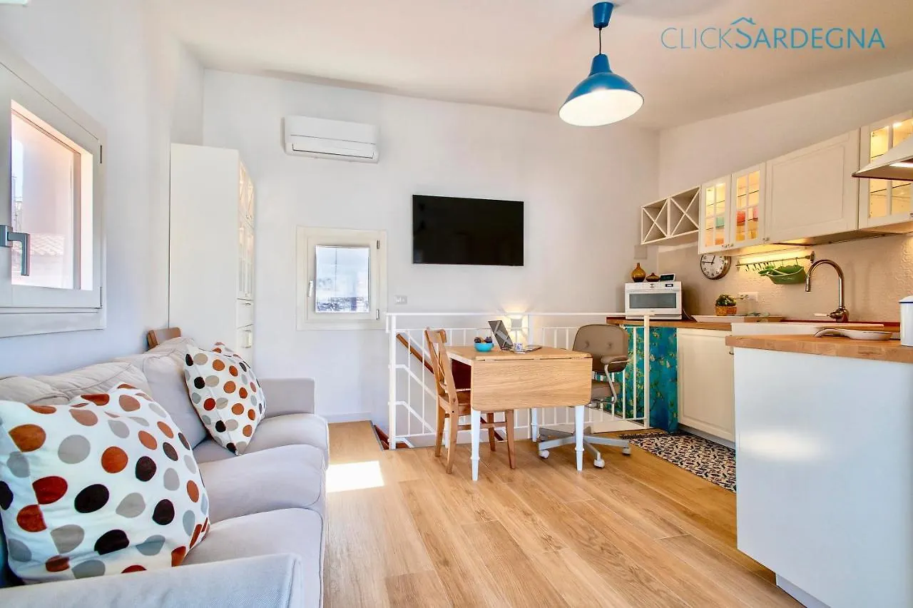 דירה Clicksardinia Alghero Historic Centre Cosy Penthouse With Sea View Terrace
